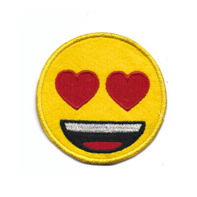 emblema emoji apaixonado