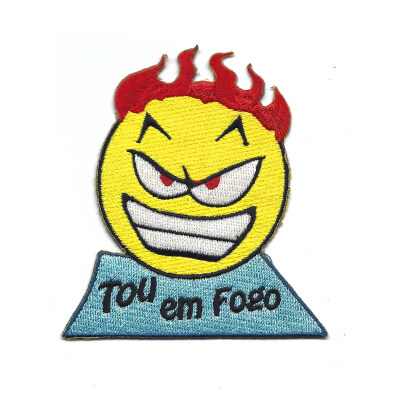 emblema emoji tou em fogo