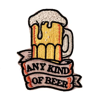 emblema any kind beer